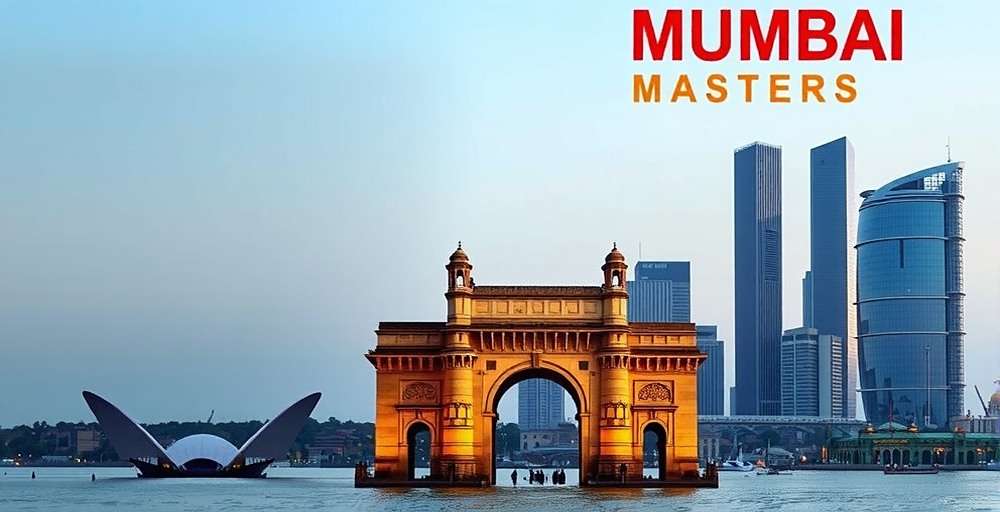 Mumbai Masters Official Game Cover Mumbai Masters game cover featuring Mumbai skyline with Gateway of India and modern skyscrapers